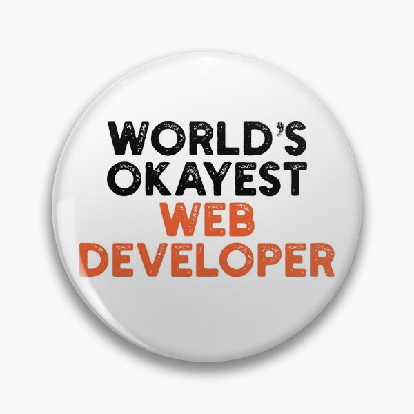 Item preview, World's Okayest Web Developer designed and sold by Tech-e-Tees.