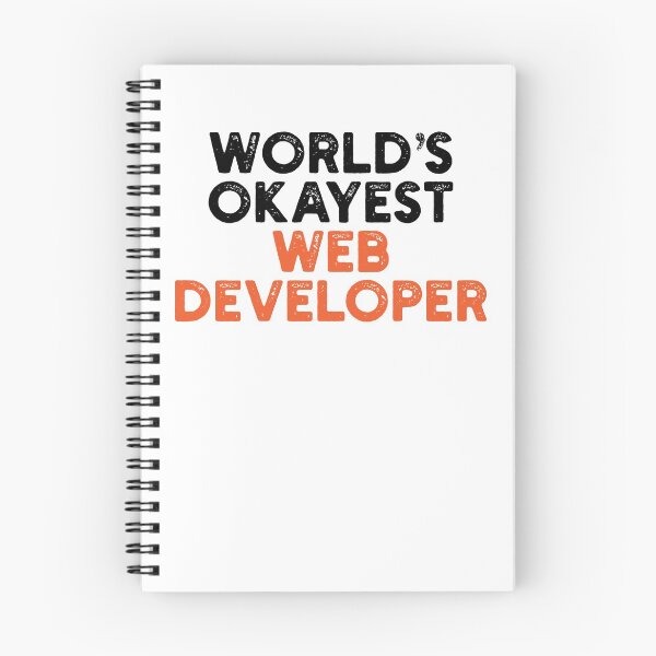 Item preview, World's Okayest Web Developer designed and sold by Tech-e-Tees.