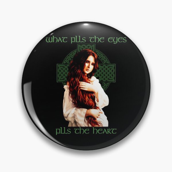 Item preview, What Fills the Eyes, Fills the Heart, Celtic, Irish Proverb, Celtic Cross Knotwork, Celtic Gift designed and sold by Proverbial Wisdom Design.