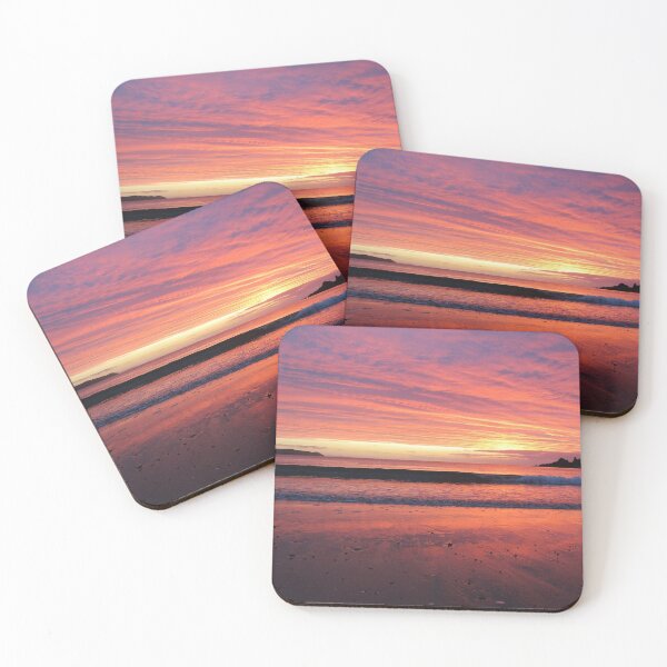 Item preview, Beautifully colourful morning sunrise at Freshwater East in Pembrokeshire, Wales. designed and sold by Image-in-that.