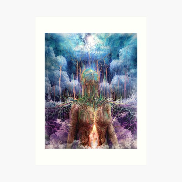 "Cloud Connected" Art Print