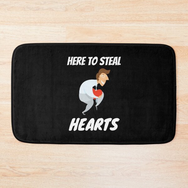 Item preview, Here To Steal Hearts, Love Saying, Romantic Relationship designed and sold by Izemiro.