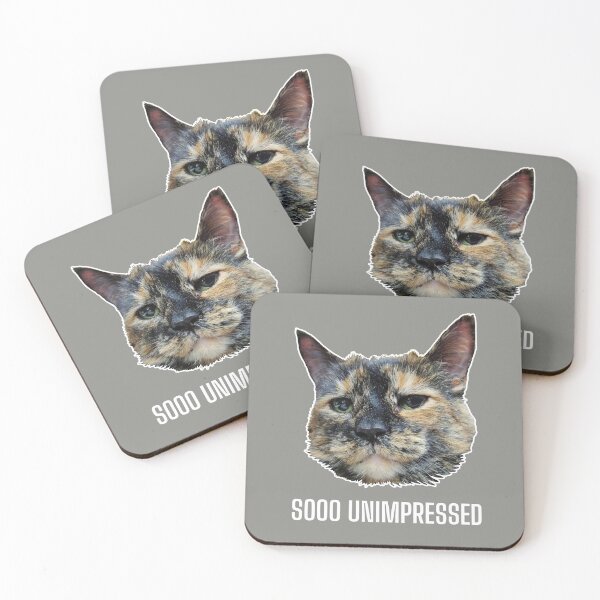 Item preview, Sooo Unimpressed designed and sold by Mostly All Cats Stuff.
