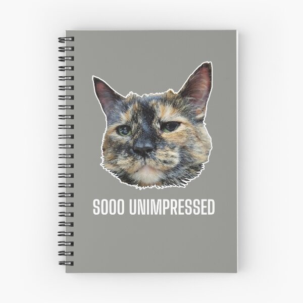Item preview, Sooo Unimpressed designed and sold by Mostly All Cats Stuff.