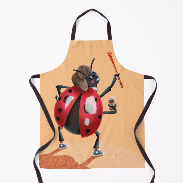 Item preview, Beetle with coffee and scepter designed and sold by CrickettGrrrl.