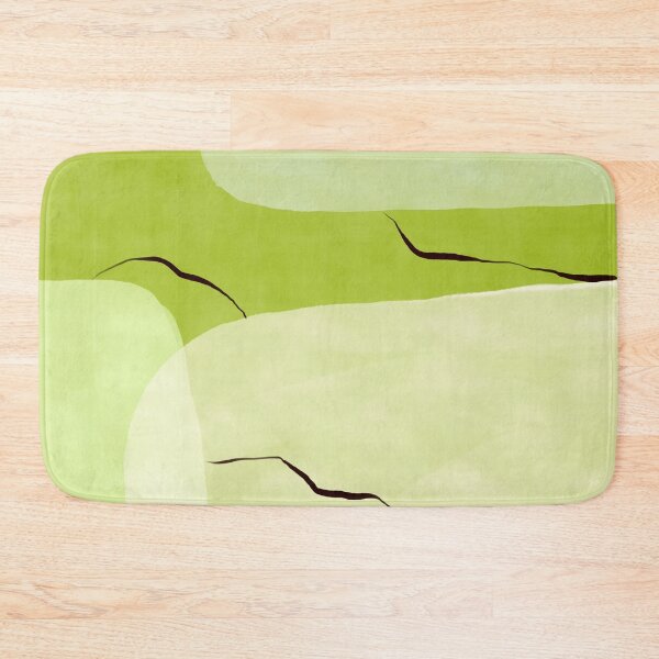 Item preview, Abstract Green Watercolor Painting  designed and sold by 4811Studios.