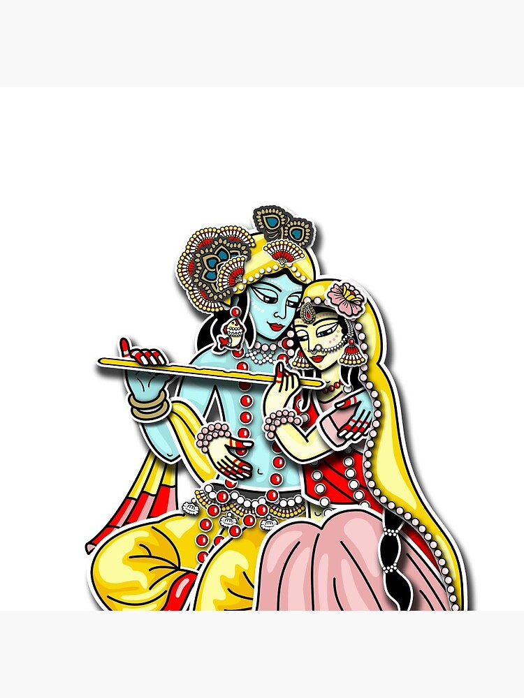 Krishna sketch with colors - Suchi - Drawings & Illustration, Ethnic,  Cultural, & Tribal, Asian & Indian, Indian - ArtPal