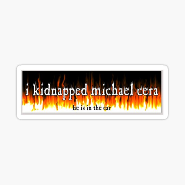 michael cera sticker Sticker