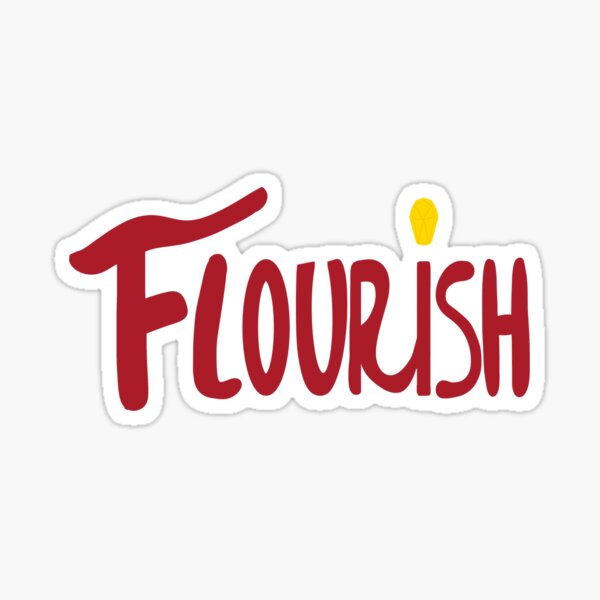 Item preview, Flourish Vision designed and sold by ChristysSticker.