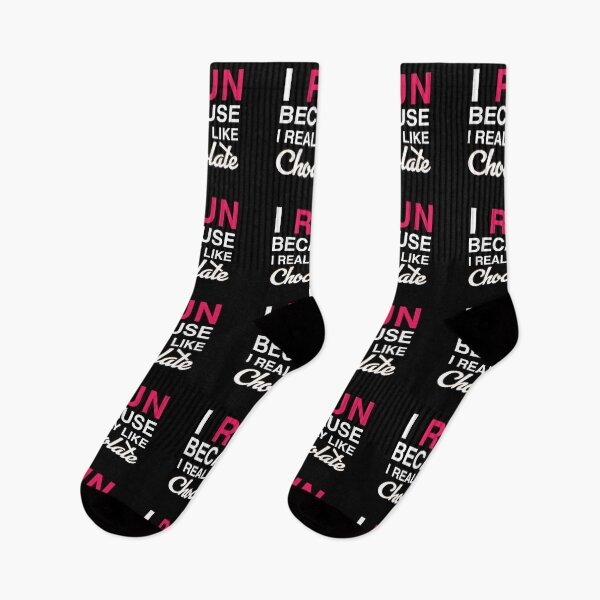 Item preview, I Run Because I Really Like Chocolate designed and sold by motivationaltee.