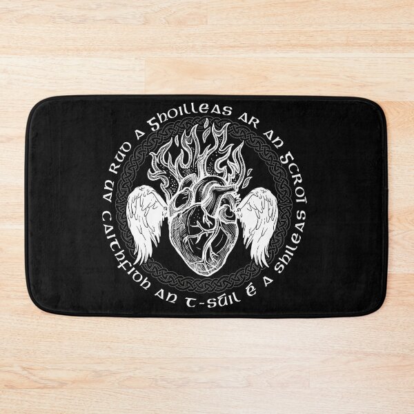 Item preview, What Pains the Heart Must be Washed Away With Tears, Gaelic, Celtic Proverb, Celtic Gift designed and sold by Proverbial Wisdom Design.