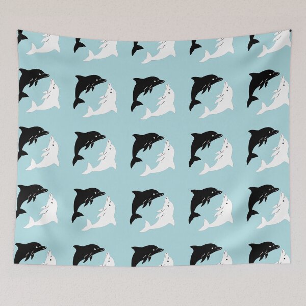 Item preview, Dolphins Pattern designed and sold by Sajuade.