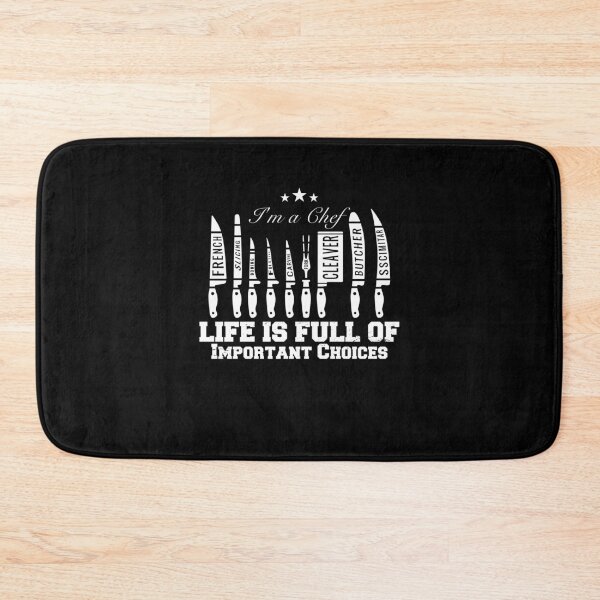Item preview, Funny Chef Outfit Life Is Full Of Impotant Choices designed and sold by Grimbart.