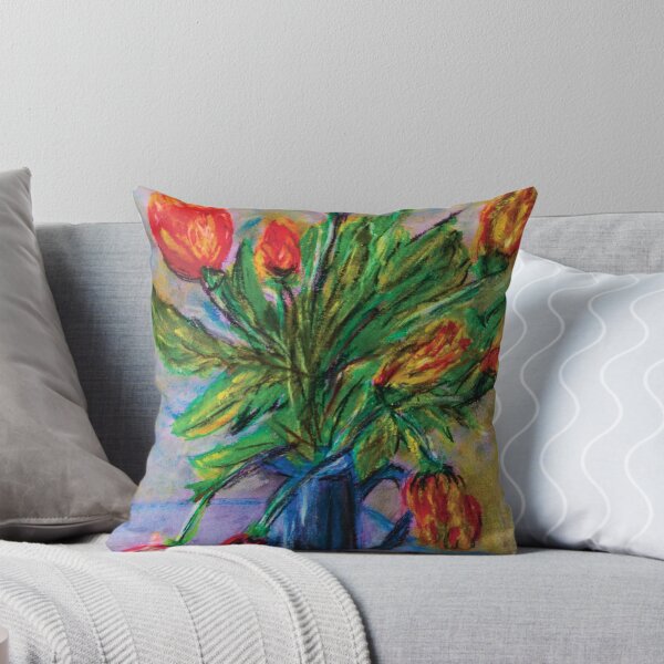 Item preview, Still Life With Flowers, pastel technique designed and sold by pineappledizajn.