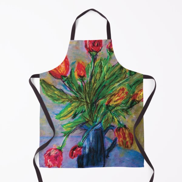 Item preview, Still Life With Flowers, pastel technique designed and sold by pineappledizajn.
