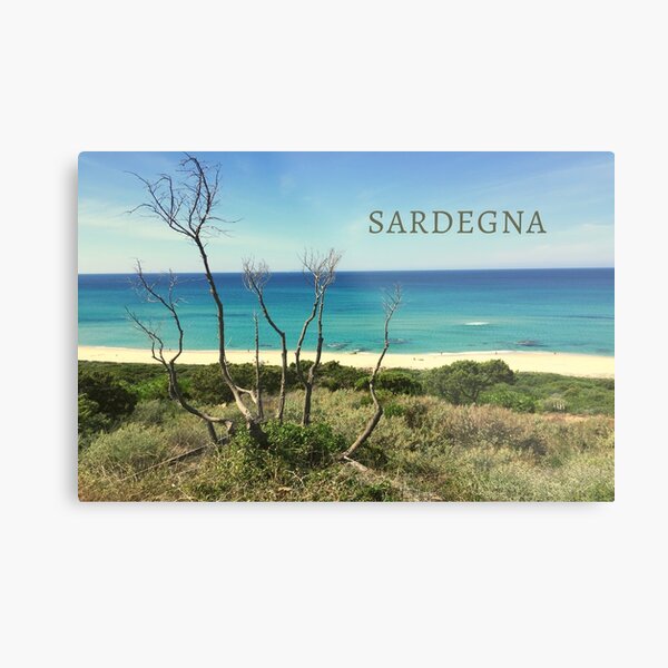 Li Feruli Beach, Sardinia, Italy Metal Print