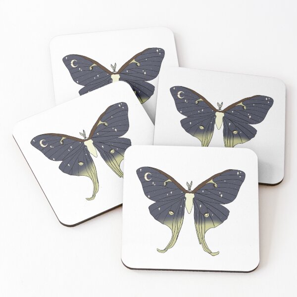 Item preview, Night sky Luna moth  designed and sold by izzy8127.