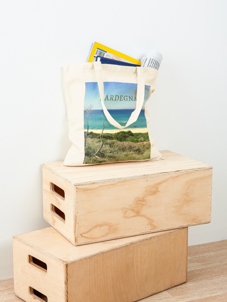 Alternate view of Li Feruli Beach, Sardinia, Italy Tote Bag