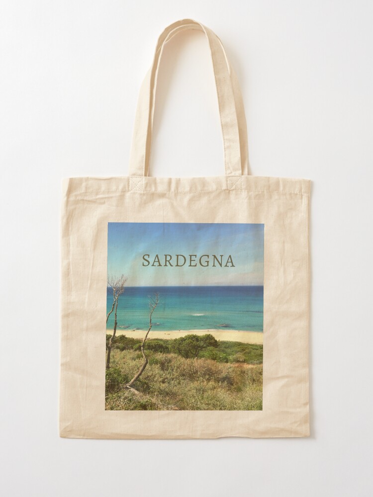 Alternate view of Li Feruli Beach, Sardinia, Italy Tote Bag