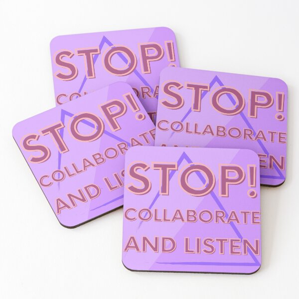 Item preview, Stop Collaborate And Listen designed and sold by ricknosis.