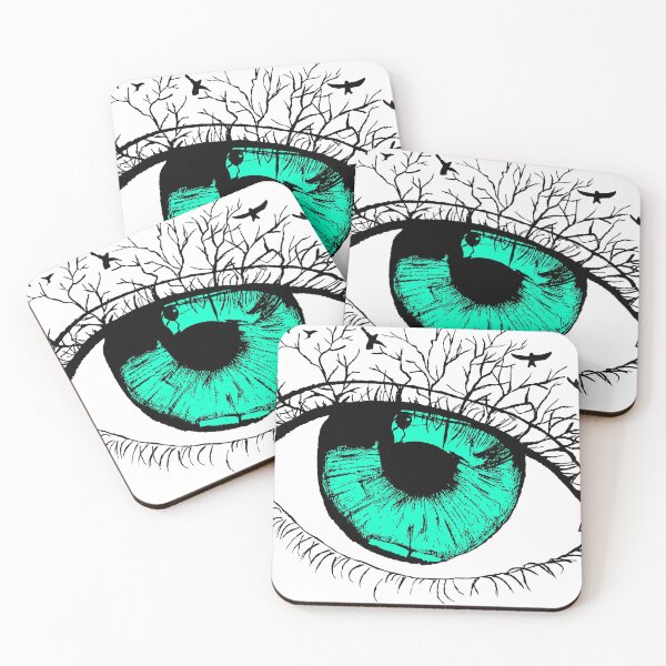 Item preview, Green Eye Nature and Birds designed and sold by FieryCo.