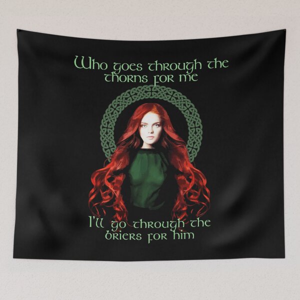 Item preview, Who Goes Through the Thorns For Me, Celtic, Gaelic, Irish Proverb, Knotwork, Celtic Gift designed and sold by Proverbial Wisdom Design.
