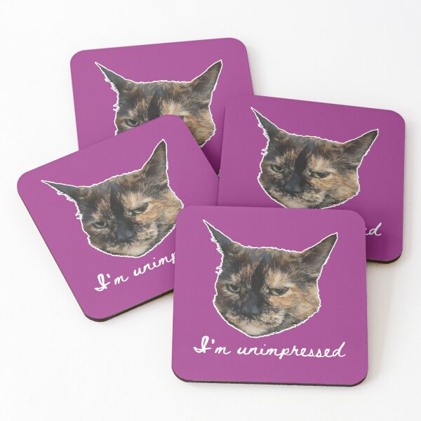 Item preview, I'm unimpressd designed and sold by Mostly All Cats Stuff.
