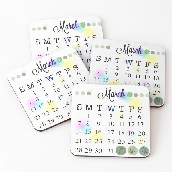 Item preview, march 2021 calendar  designed and sold by lovely-products.