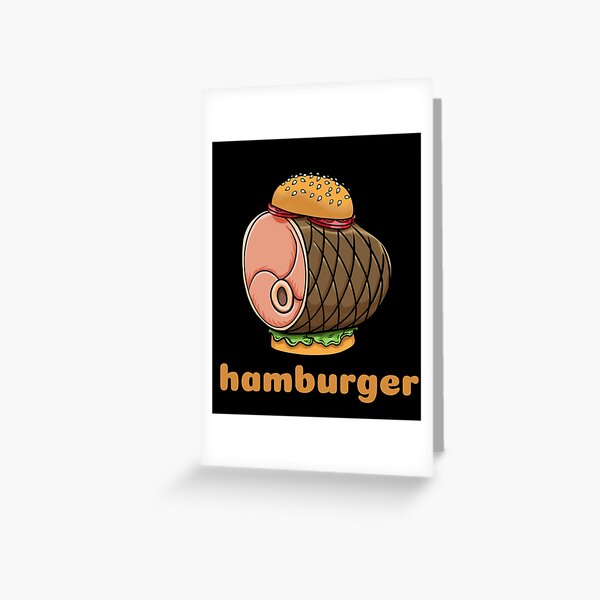 hamburger  Greeting Card