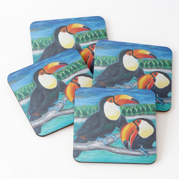 Item preview, Tropical Toucan birds in the Rainforest designed and sold by Yolanda Designs.