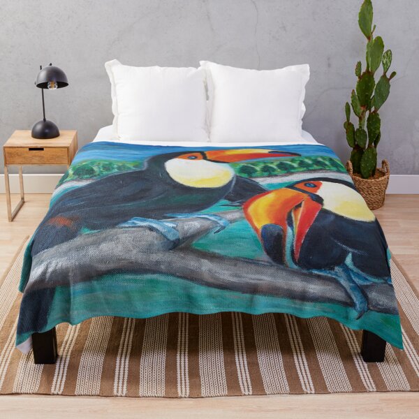 Item preview, Tropical Toucan birds in the Rainforest designed and sold by Yolanda Designs.