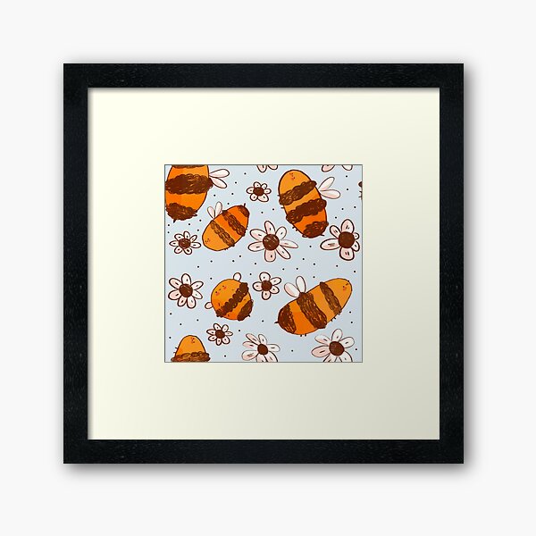 Lil Bees Framed Art Print