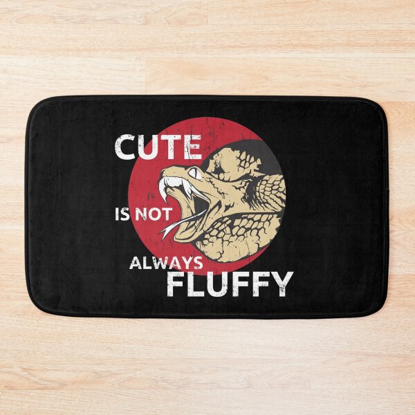 Item preview, Cute Is Not Always Fluffy Snake Reptile Gift designed and sold by leofel.