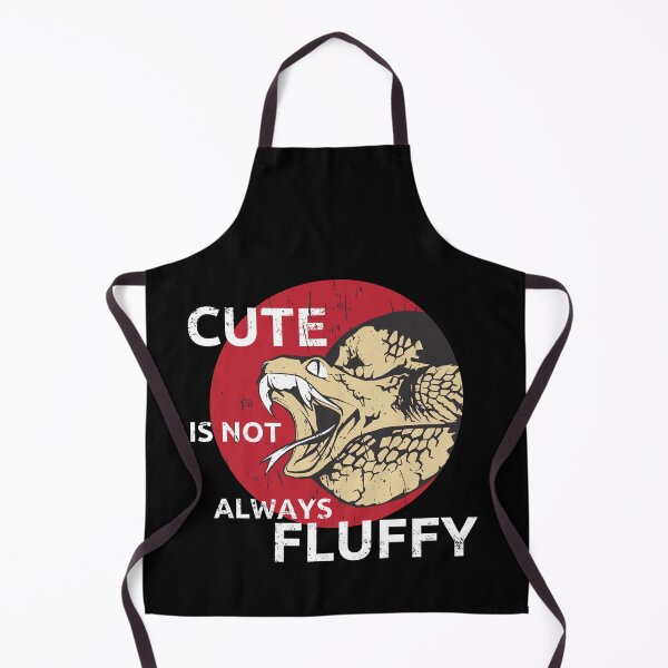 Item preview, Cute Is Not Always Fluffy Snake Reptile Gift designed and sold by leofel.