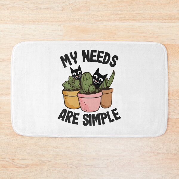 Item preview, My Needs Are Simple Plants & Cats Gift Gardening Cat Lover designed and sold by Stronzi.
