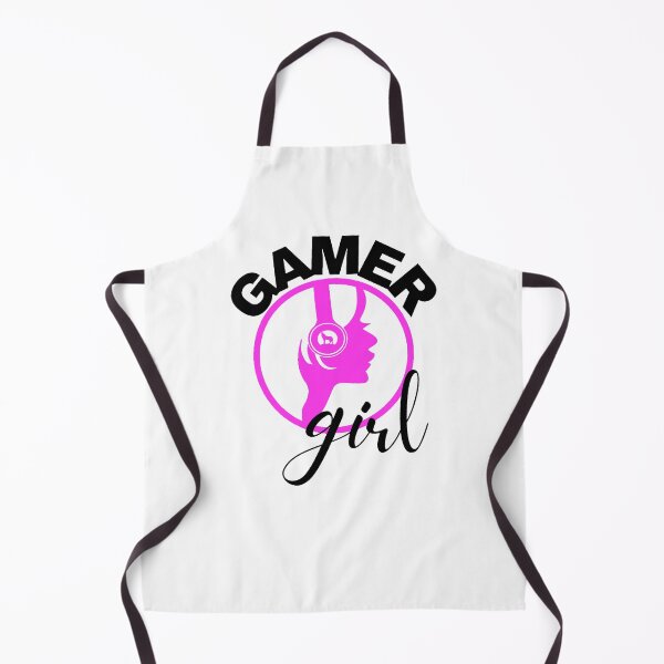 Item preview, Gamer Girl Silhouette Logo designed and sold by WearWolfDesigns.