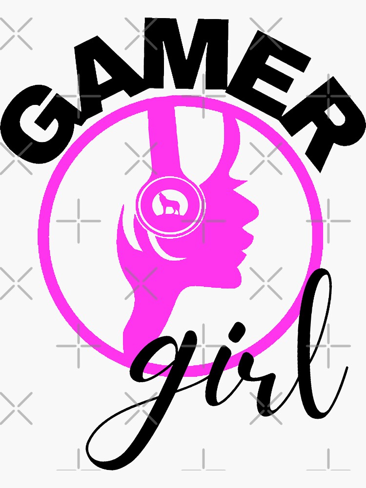 Girl gamers esport logo mascot design:: tasmeemME.com