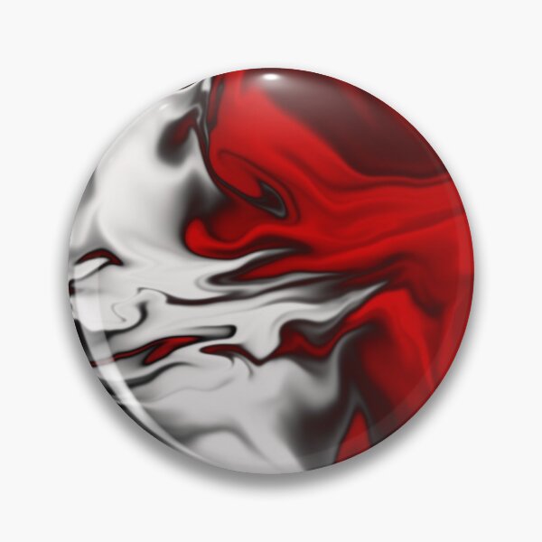 Item preview, Abstract fluid marble black red white pattern design designed and sold by Yaqeen S.