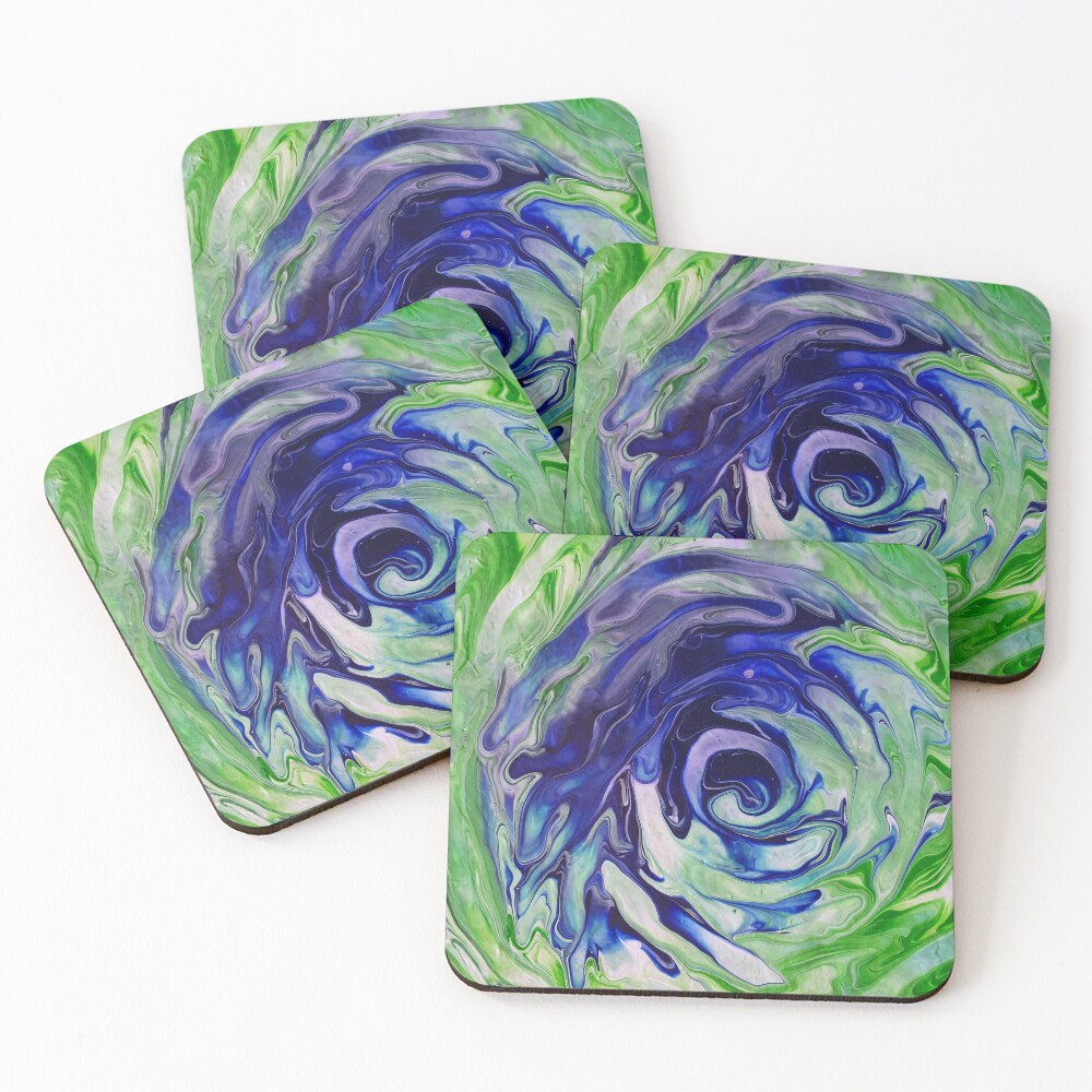 Item preview, Coasters (Set of 4) designed and sold by WildBlueNZ.