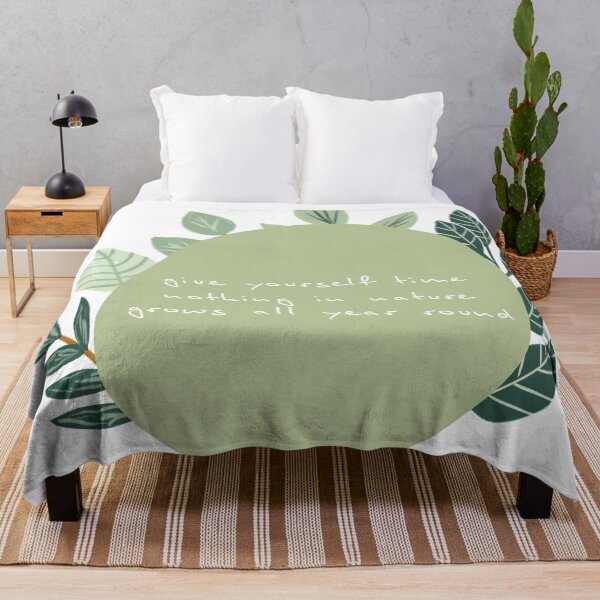 Item preview, give yourself time nothing in nature grows all year round designed and sold by Bidoctor.