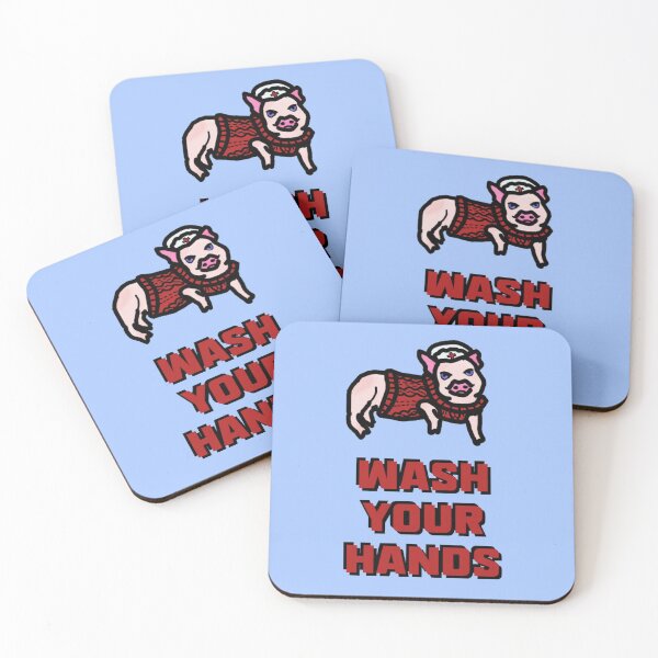 Item preview, Nurse Piggy Says "Wash Your Hands" designed and sold by LochNestFarm.
