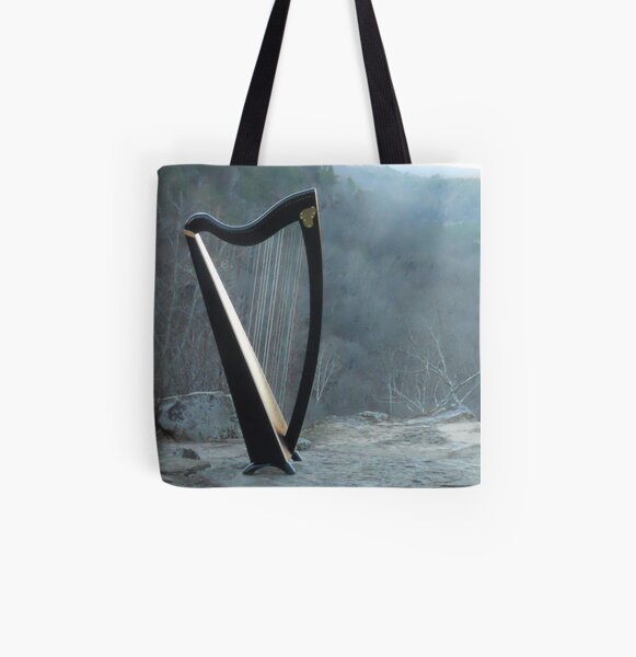 Majestic Harp All Over Print Tote Bag