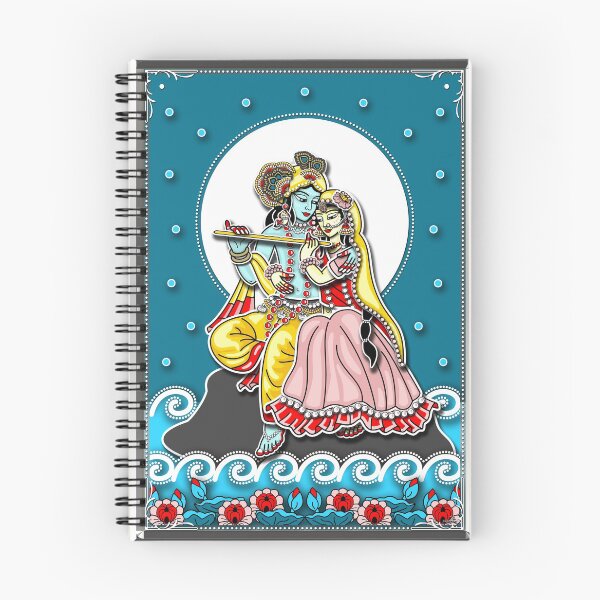 Item preview, Radha Krishna in Moon Night designed and sold by GundicaArt.