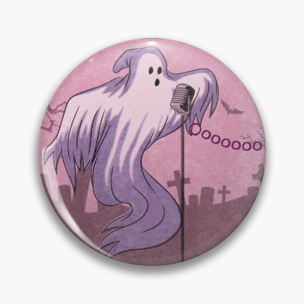 Item preview, Ghost Singing In Graveyard designed and sold by SquishStitches.