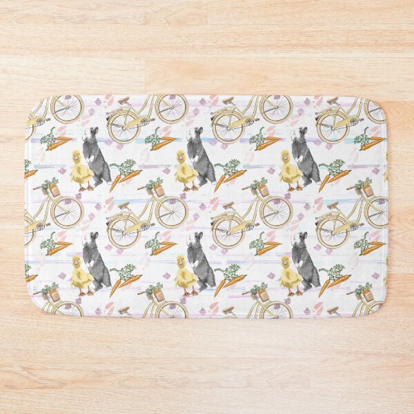 Item preview, Cute Duckling and Baby Bunny Spring Mood designed and sold by CreativeBu.