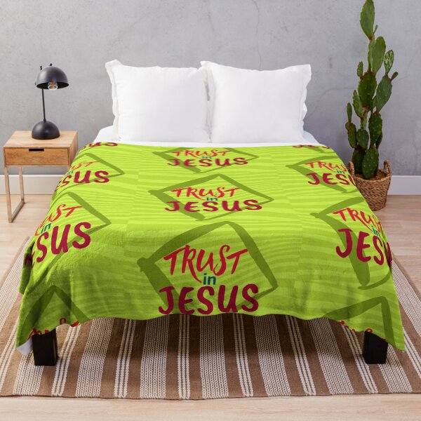 Item preview, Trust in Jesus Spiritual Quotes designed and sold by HeartCrushes4u.