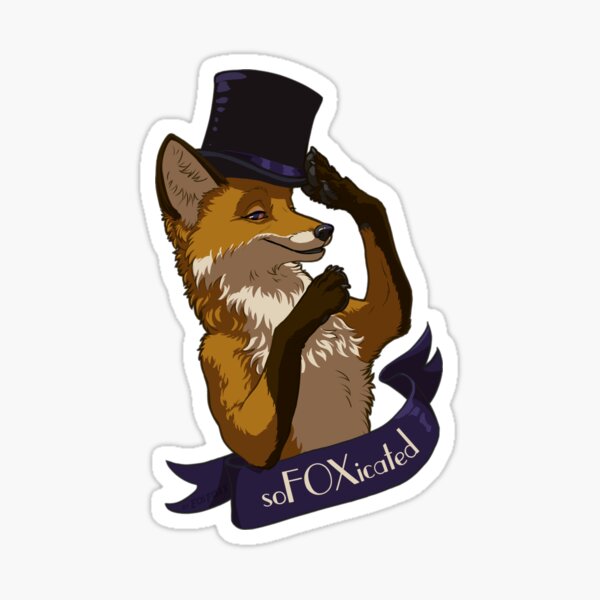 soFOXicated Sticker