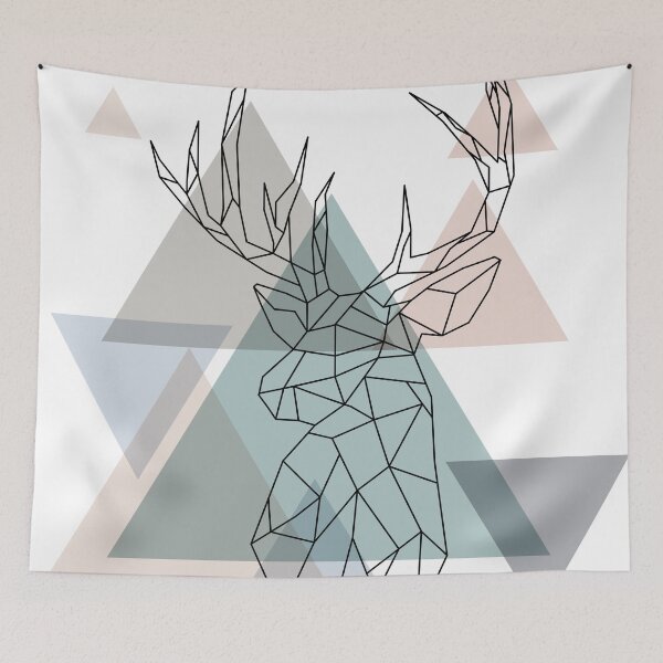 Item preview, Deer Abstract geometric Triangles designed and sold by SportsT-Shirts.