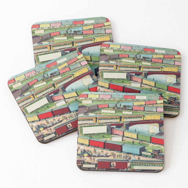 Item preview, Zig-zag Passenger and Freight Train designed and sold by Crayonjar.