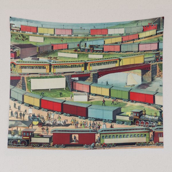Item preview, Zig-zag Passenger and Freight Train designed and sold by Crayonjar.